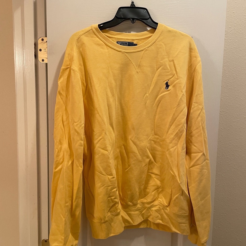 Ralph Lauren Yellow Crewneck Sweater
